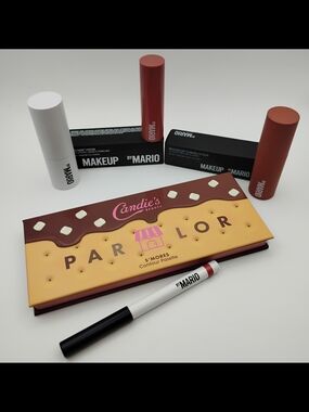 Makeup By Mario Neutral & Brown Lipsticks with Candie's S'mores Contour Palette